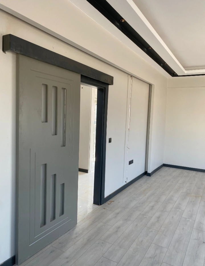 Camlı Çift Kanat Salon Kapısı